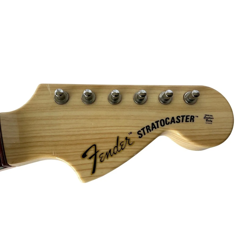Rock Band Harmonix Fender Stratocaster Wireless Guitar Wii Black‎ White As-Is